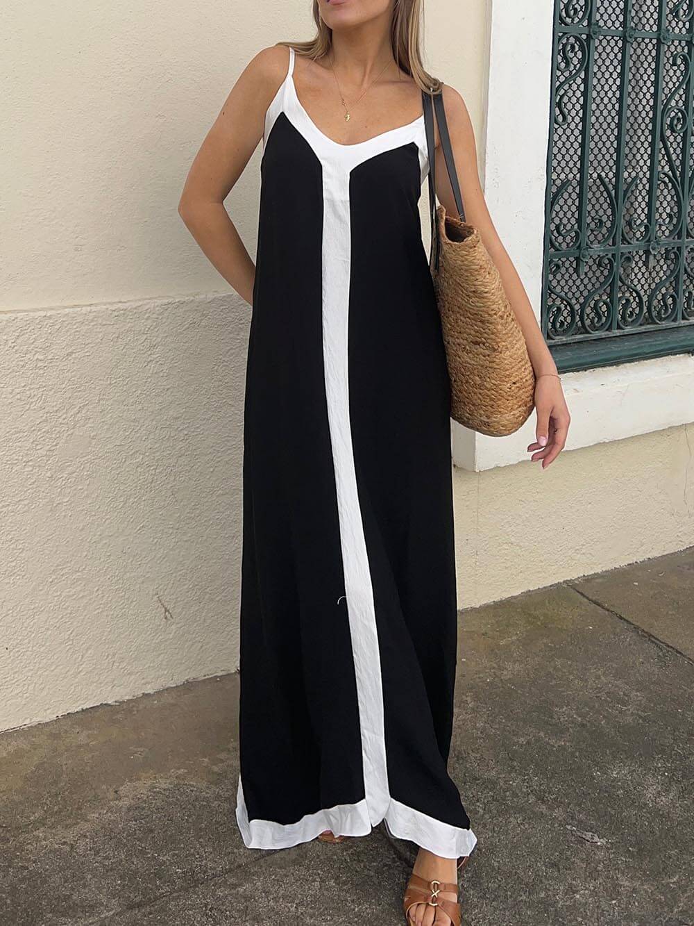 Maxine | Suave Vestido Maxi Sin Mangas