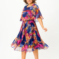 BARBARA | Vestido de Chiffon Confortable en Talla Grande