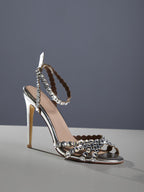Sandalias Adalgisa Decoradas con Rhinestones
