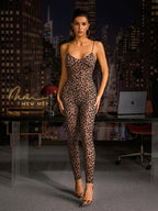 Leopard Print Mono Andwele Spaghetti