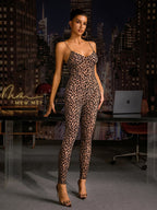 Leopard Print Mono Andwele Spaghetti