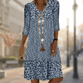 JUNIO | ELEGANT PRINTED DRESS