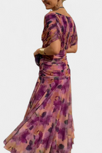 VIVIAN | Vestido Largo Floral con Escote en V