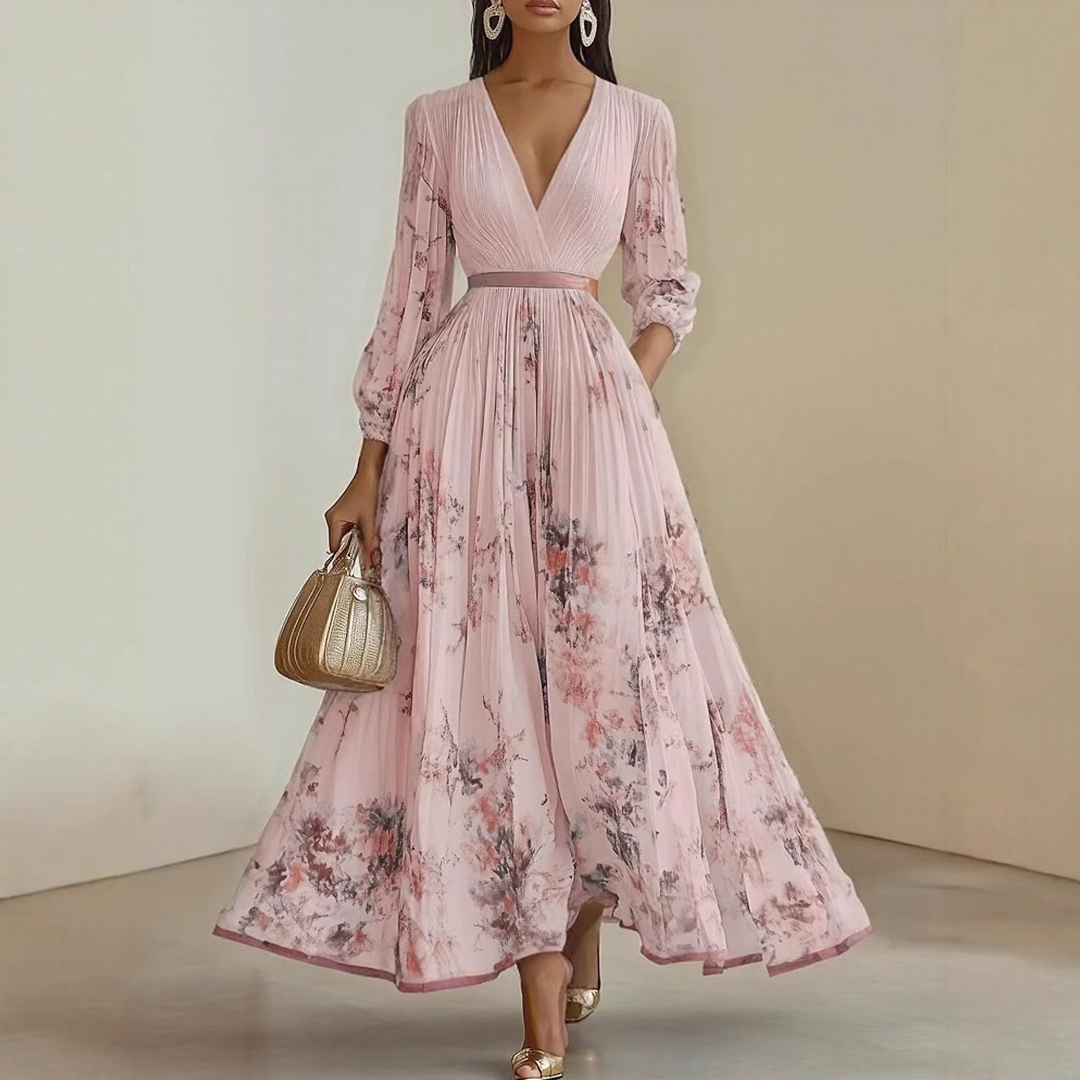 ELARA | VESTIDO SUAVE CON ESCOTE EN V