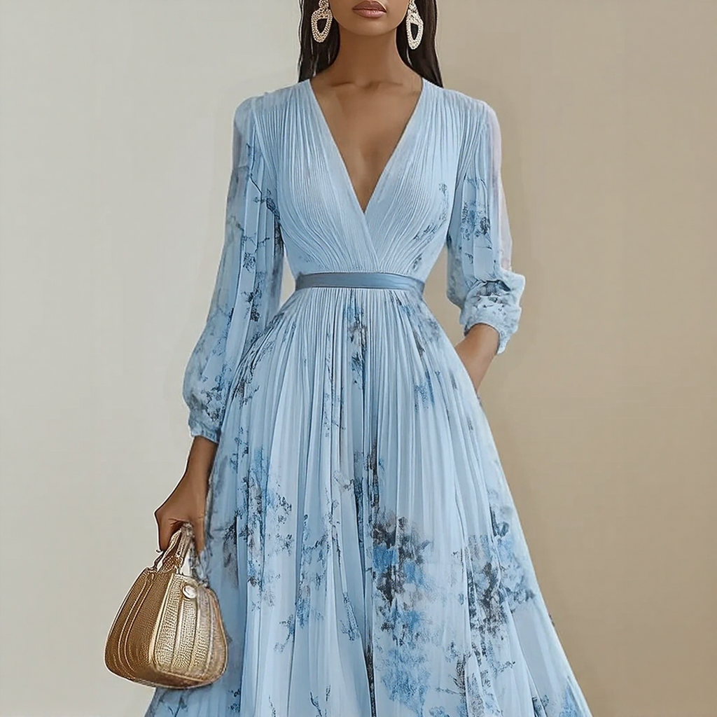 ELARA | VESTIDO SUAVE CON ESCOTE EN V