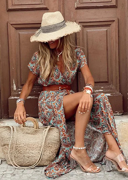 Hilary | Boho Maxi Dress