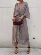 MYRA | Vestido Liviano con Escote en V