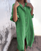 NATALIE | Vestido Camisero Inspirado en Ibiza